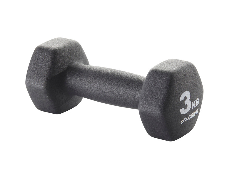  Zobrazit na celou obrazovku CRIVIT Sada činek, 2 x 3 kg / 2 x 4 kg - Obrázek 3