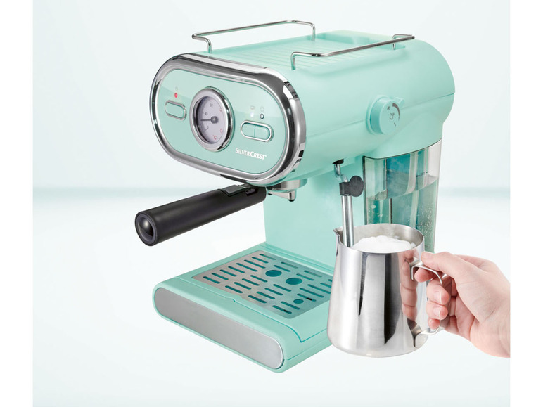  Zobrazit na celou obrazovku SILVERCREST® KITCHEN TOOLS Espresso kávovar SEM 1100 D3, modrý - Obrázek 7