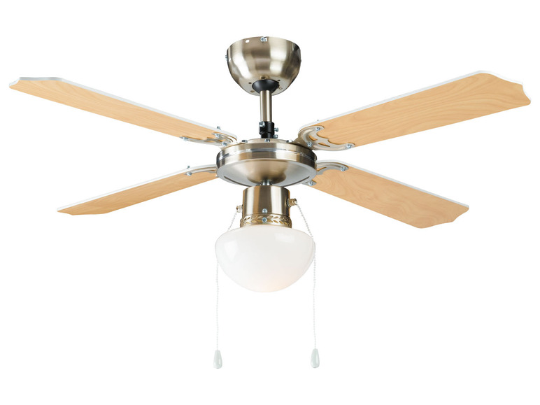  Zobrazit na celou obrazovku LIVARNO home Stropní ventilátor s LED svítidlem - Obrázek 1