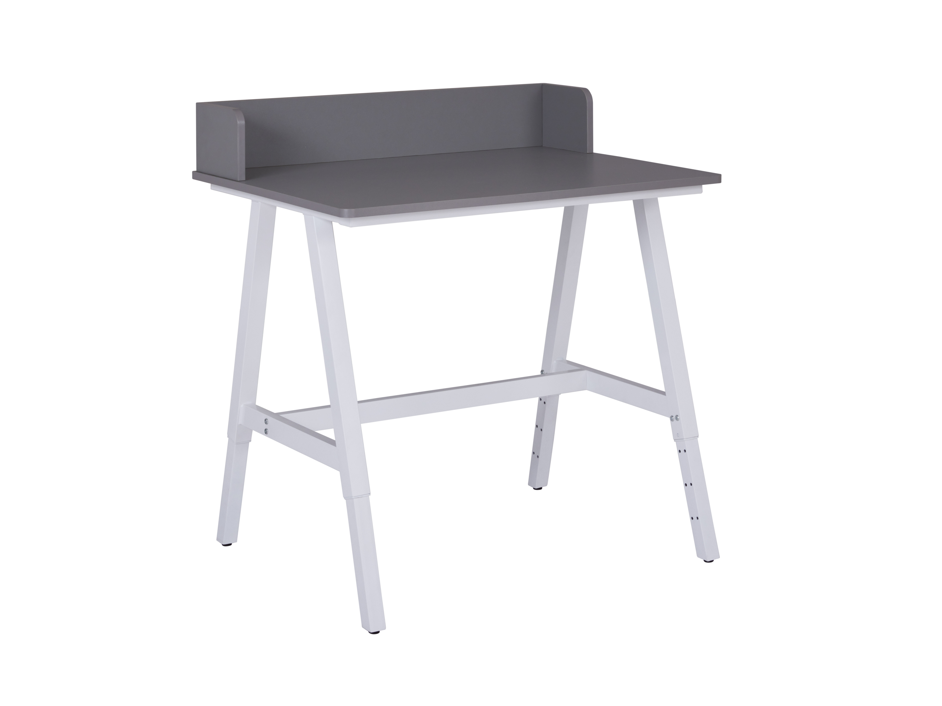 Inter Link Výškově nastavitelný psací stůl »Emmelie« (šedá/bílá)