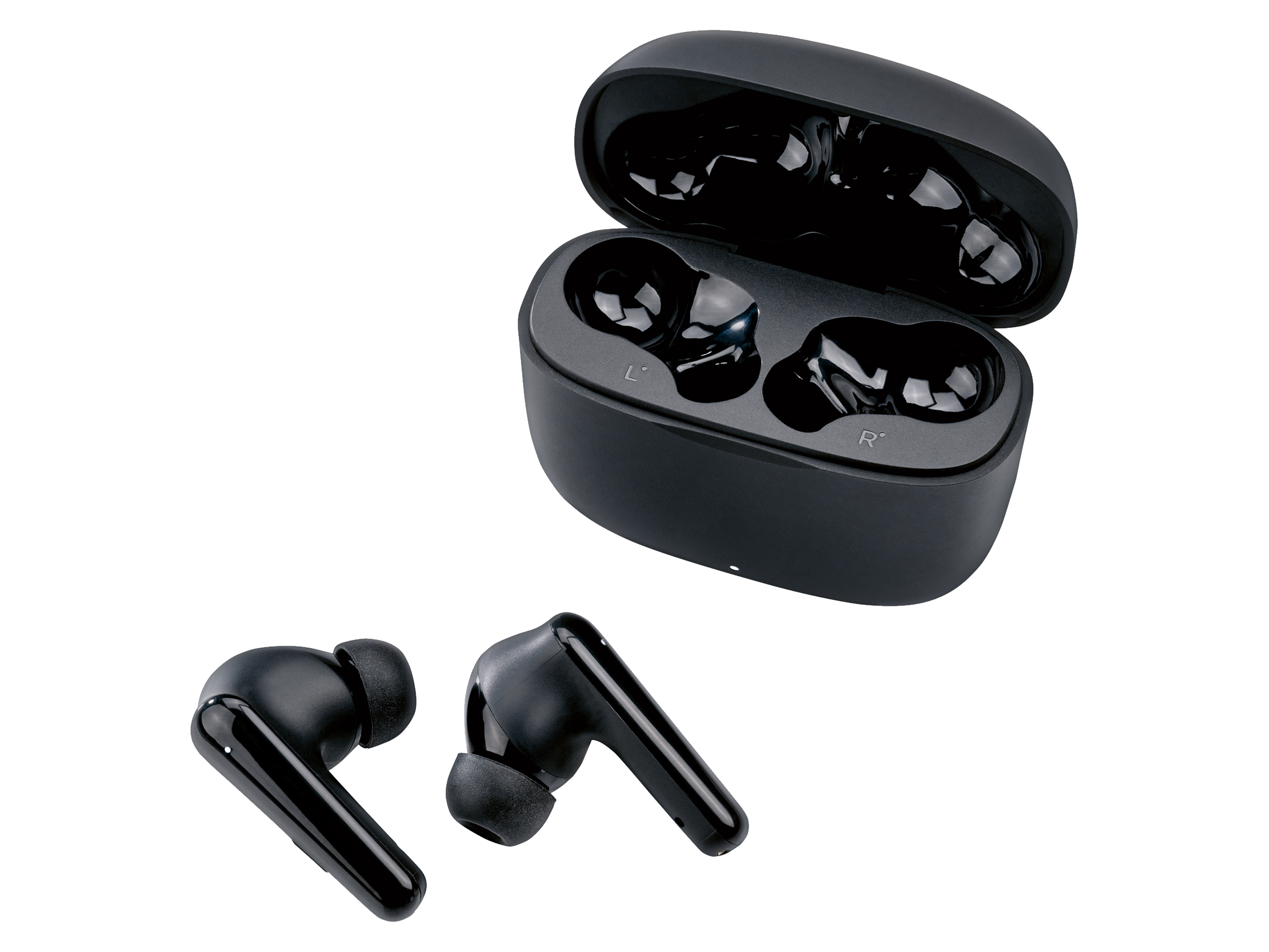 Tronic® Bezdrátová sluchátka do uší s Bluetooth® In-Ear TWS ANC (černá)
