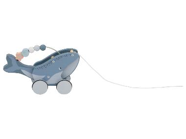 Dřevěná motorická hračka (tahací zvířátko s motorickou smyčkou)