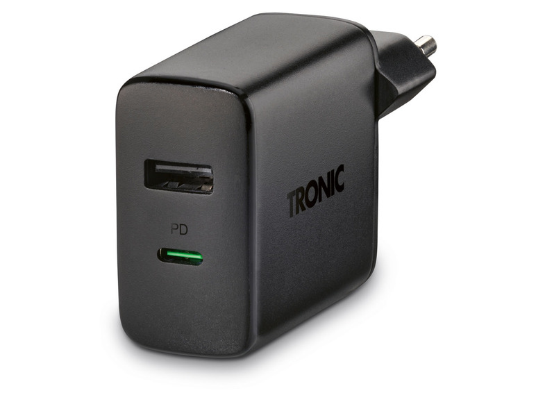  Zobrazit na celou obrazovku TRONIC® Duální USB nabíječka, 30 W, USB-C PD, USB-A - Obrázek 2