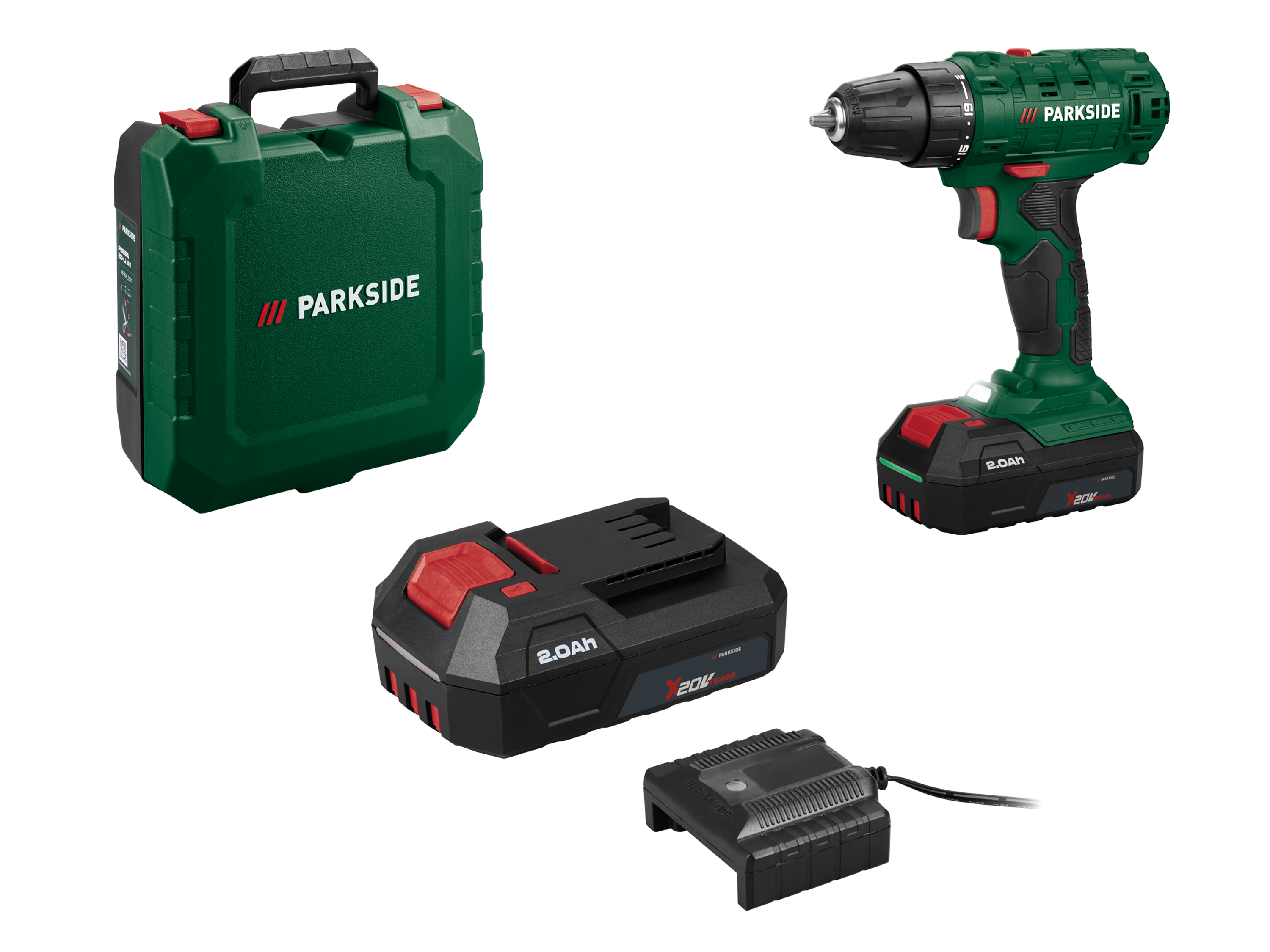 Parkside® Aku vrtací šroubovák Pbssa 20-Li B1