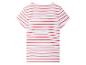 Červenobíle pruhované tričko pro holky.