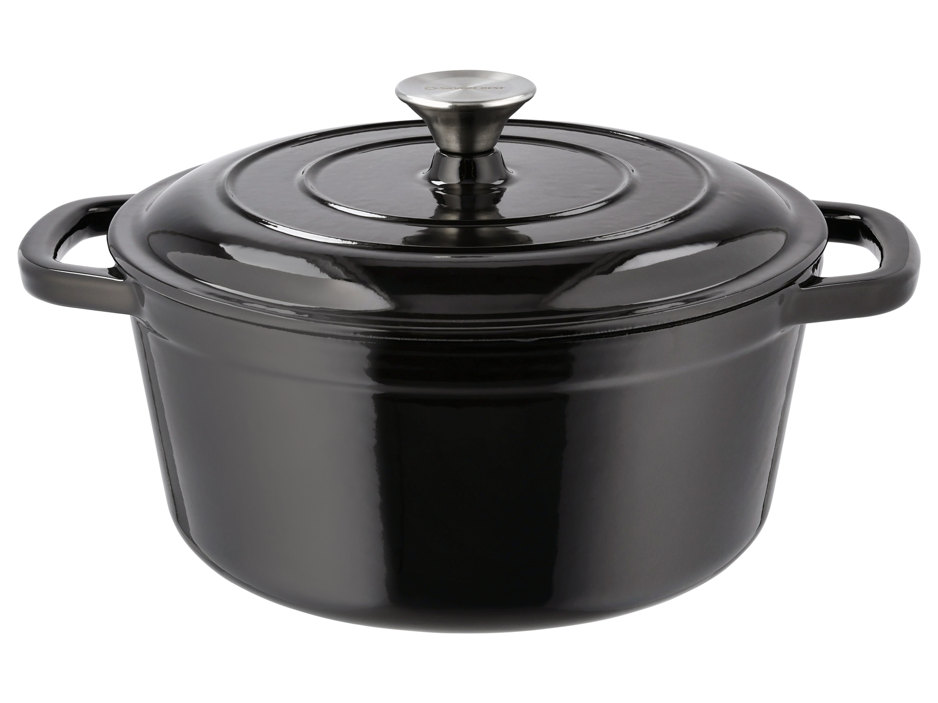 Silvercrest® Litinový hrnec, Ø 26 cm (černá)