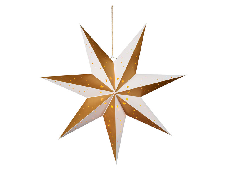  Zobrazit na celou obrazovku LIVARNO home Vánoční LED hvězda, 20 LED, 70 cm - Obrázek 4