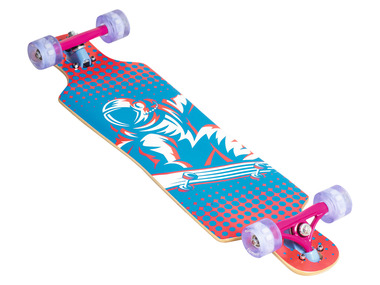 muuwmi Longboard se svítícími kolečky