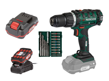 PARKSIDE® Aku vrtací šroubovák PABS 20-Li E6, 2x 2 Ah