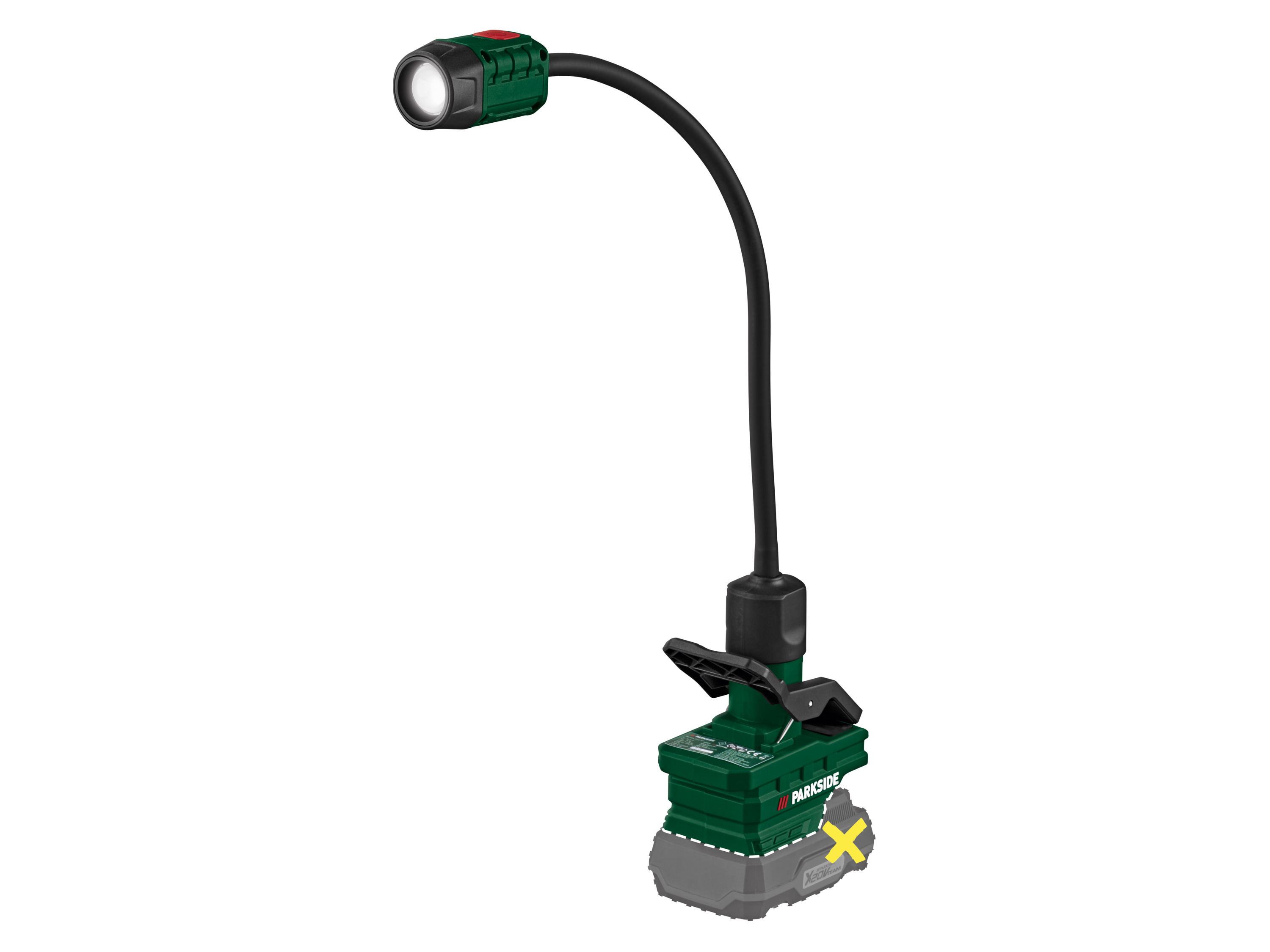 Parkside® Aku LED lupa Plsla 20-Li A1 / Aku bodové LED světlo Plssa 20-Li A1 – bez akumulátoru a nabíječky (bodové světlo)