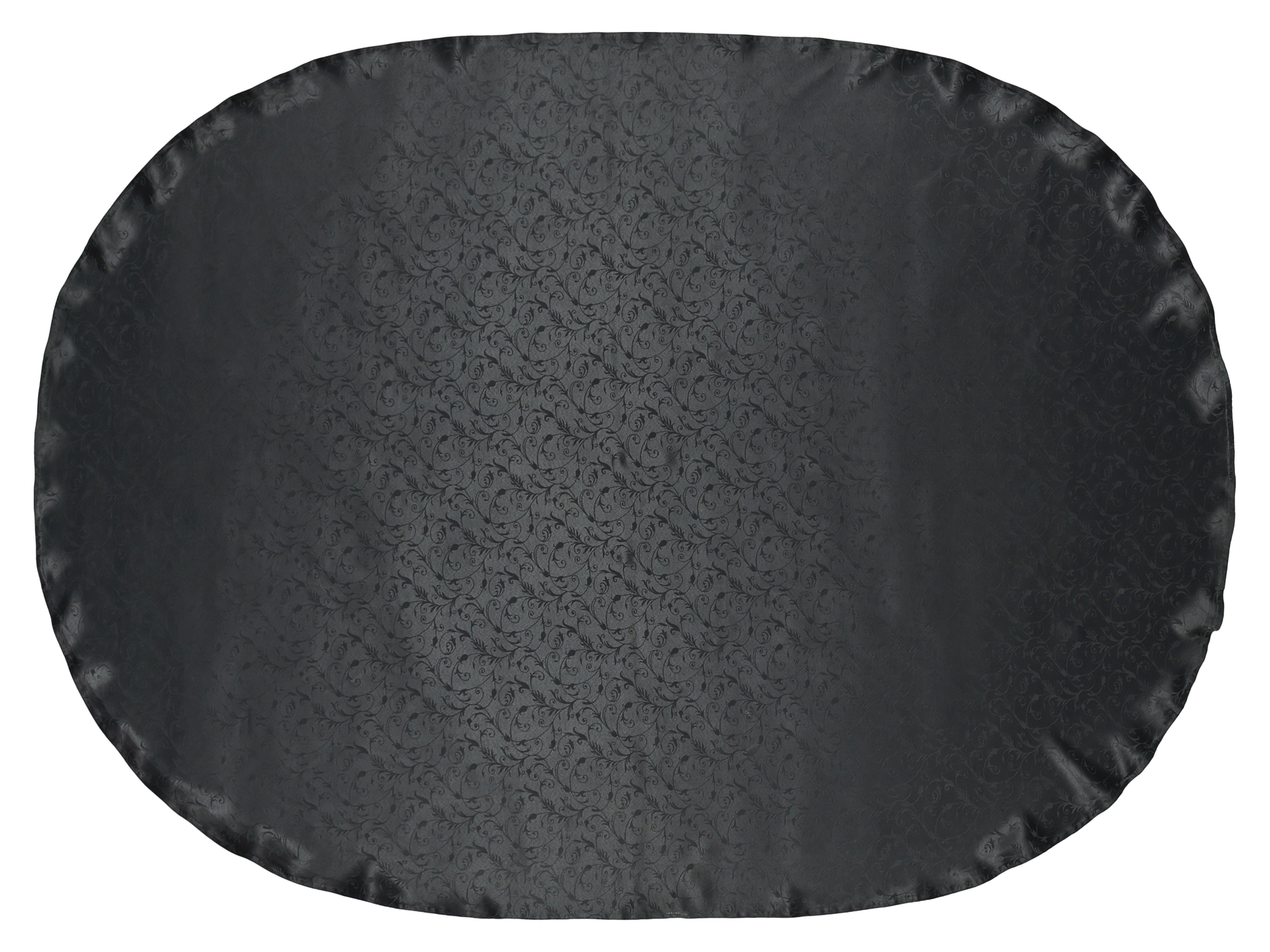 Livarno home Žakárový ubrus s běhounem (oválná, antracitová)