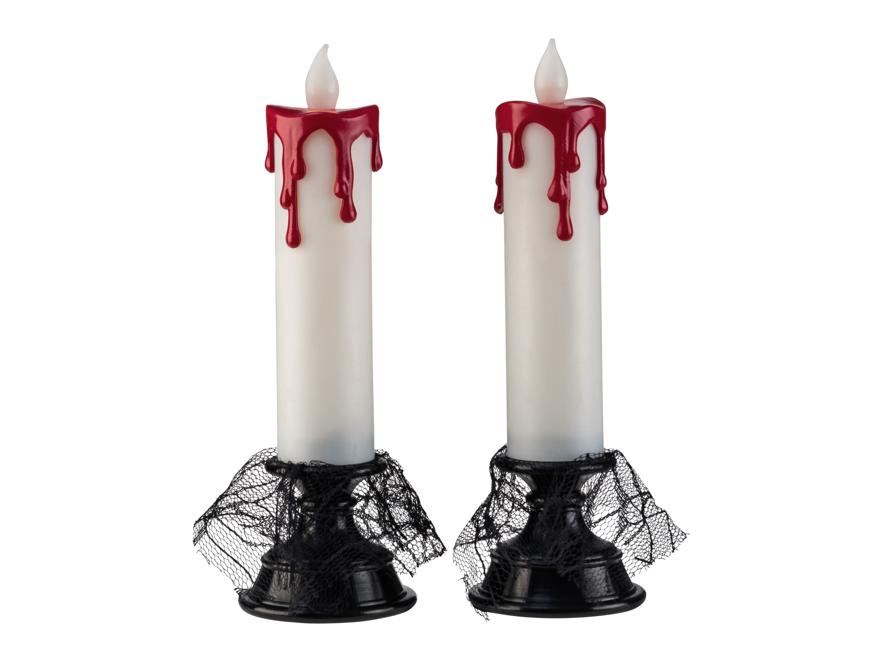 Halloweenské LED světlo (držák na svíčku)