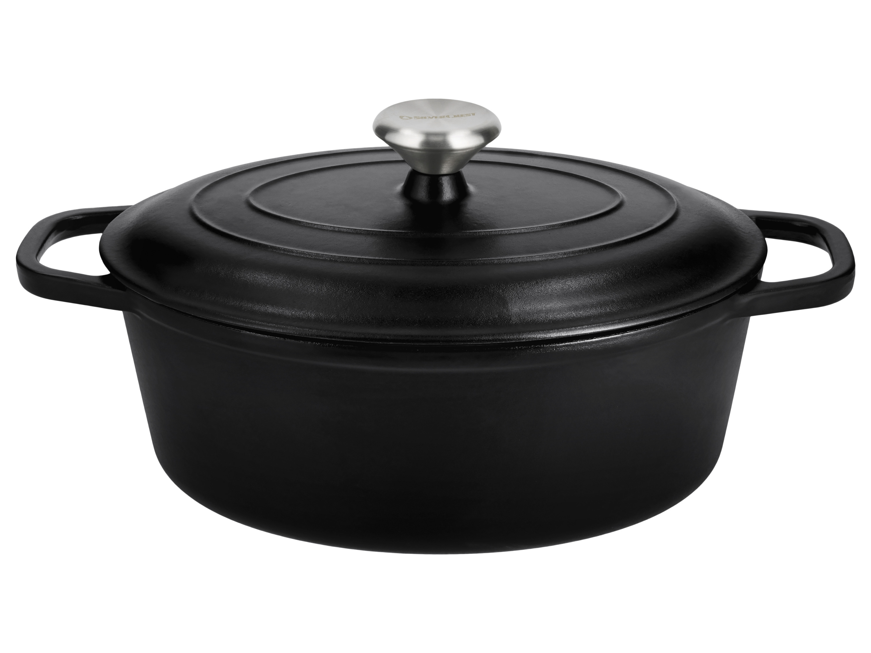 Silvercrest® Litinový hrnec Premium, Ø 29 cm (černá)