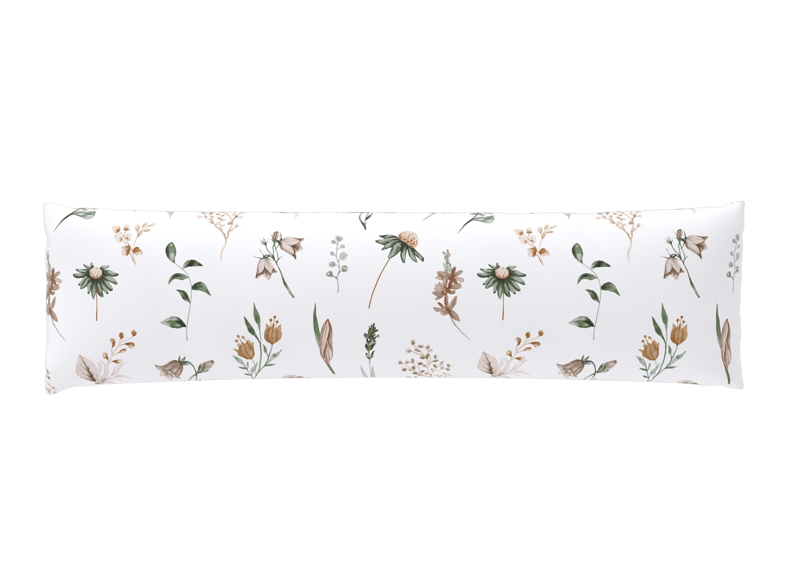 Livarno® Potah na polštář z jemného flanelu, 40 x 145 cm (bílá)