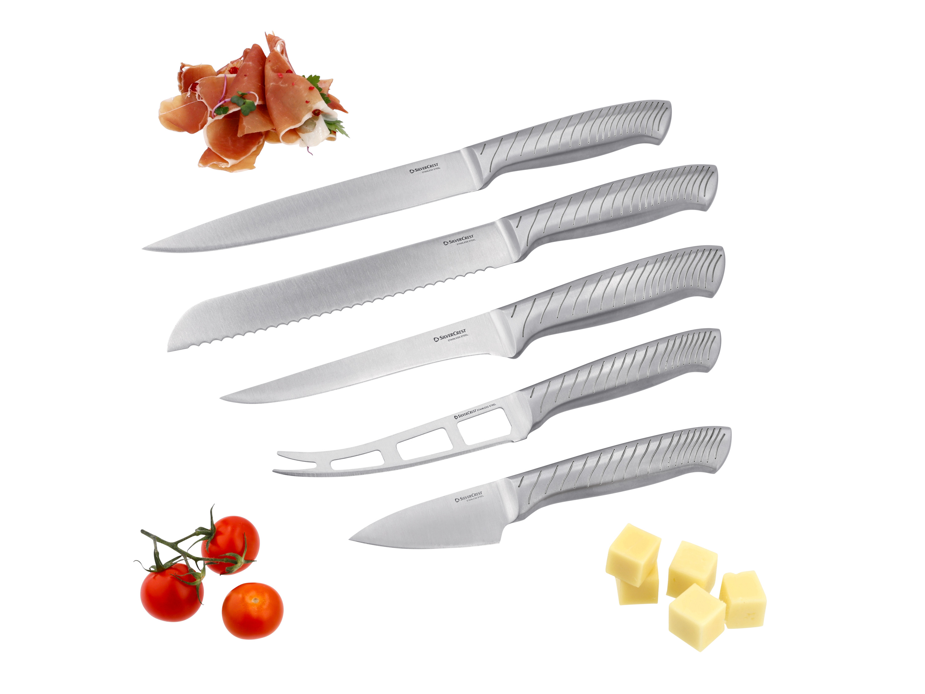 Silvercrest® Sada nožů z nerezové oceli, 5dílná