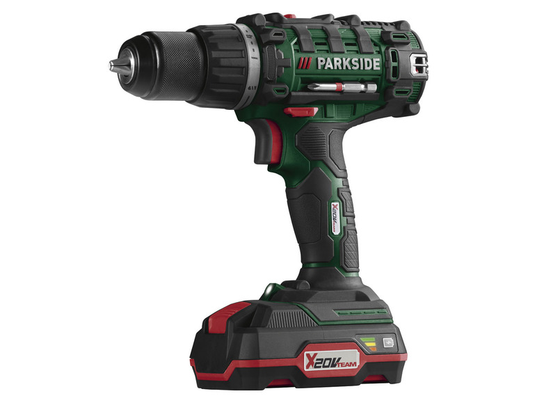  Zobrazit na celou obrazovku PARKSIDE® Sada s aku vrtacím šroubovákem 2 v 1 PABS 20-Li G8 - Obrázek 3