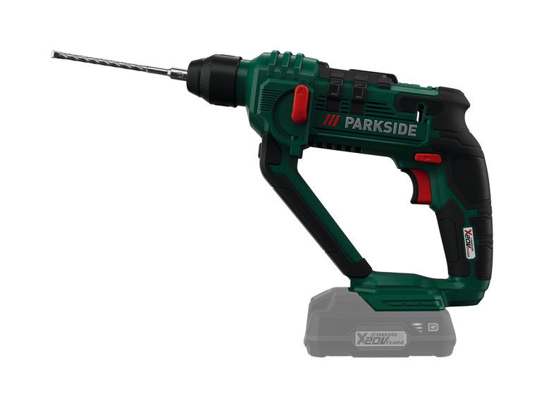  Zobrazit na celou obrazovku PARKSIDE® Aku vrtací kladivo PABH 20-Li C3, 2 Ah - Obrázek 7