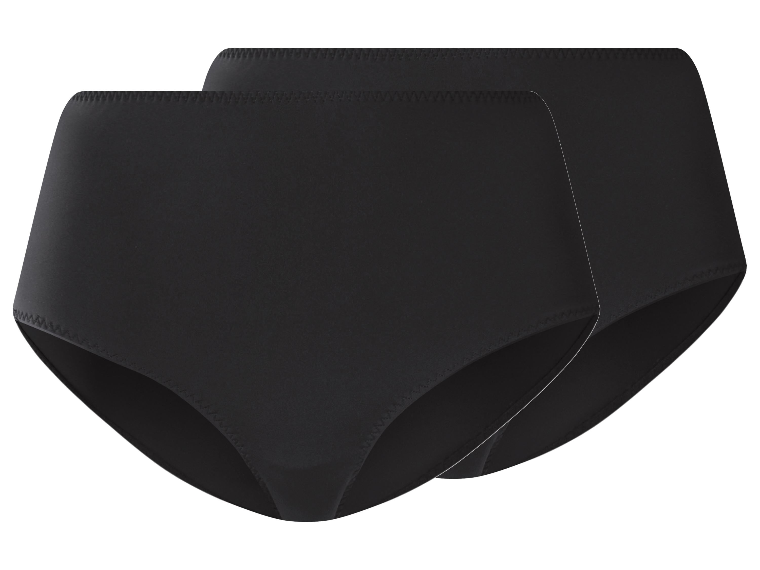 esmara® Dámské tvarující kalhotky, 2 kusy (černá, S(36/38))