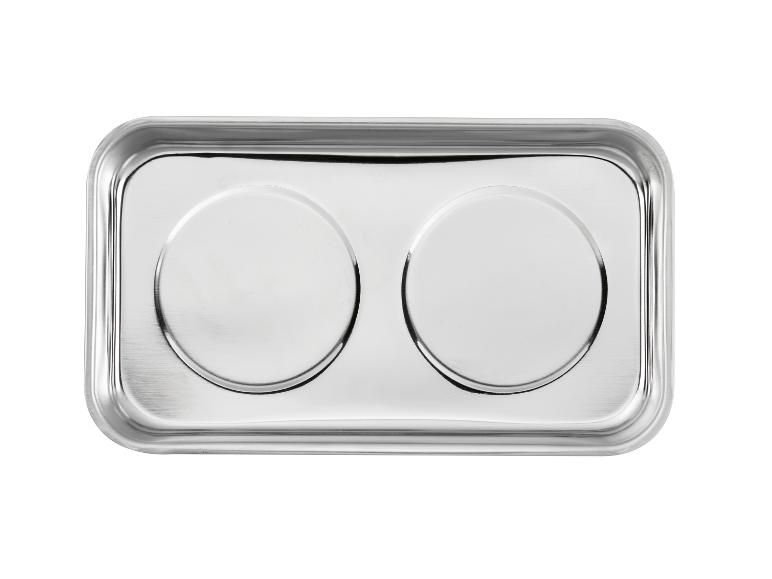 Nerezový tác se dvěma prohlubněmi