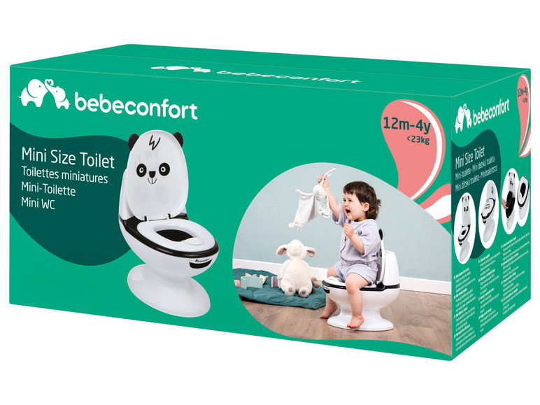  Zobrazit na celou obrazovku bebeconfort Mini toaleta Panda se zvuky splachování - Obrázek 12