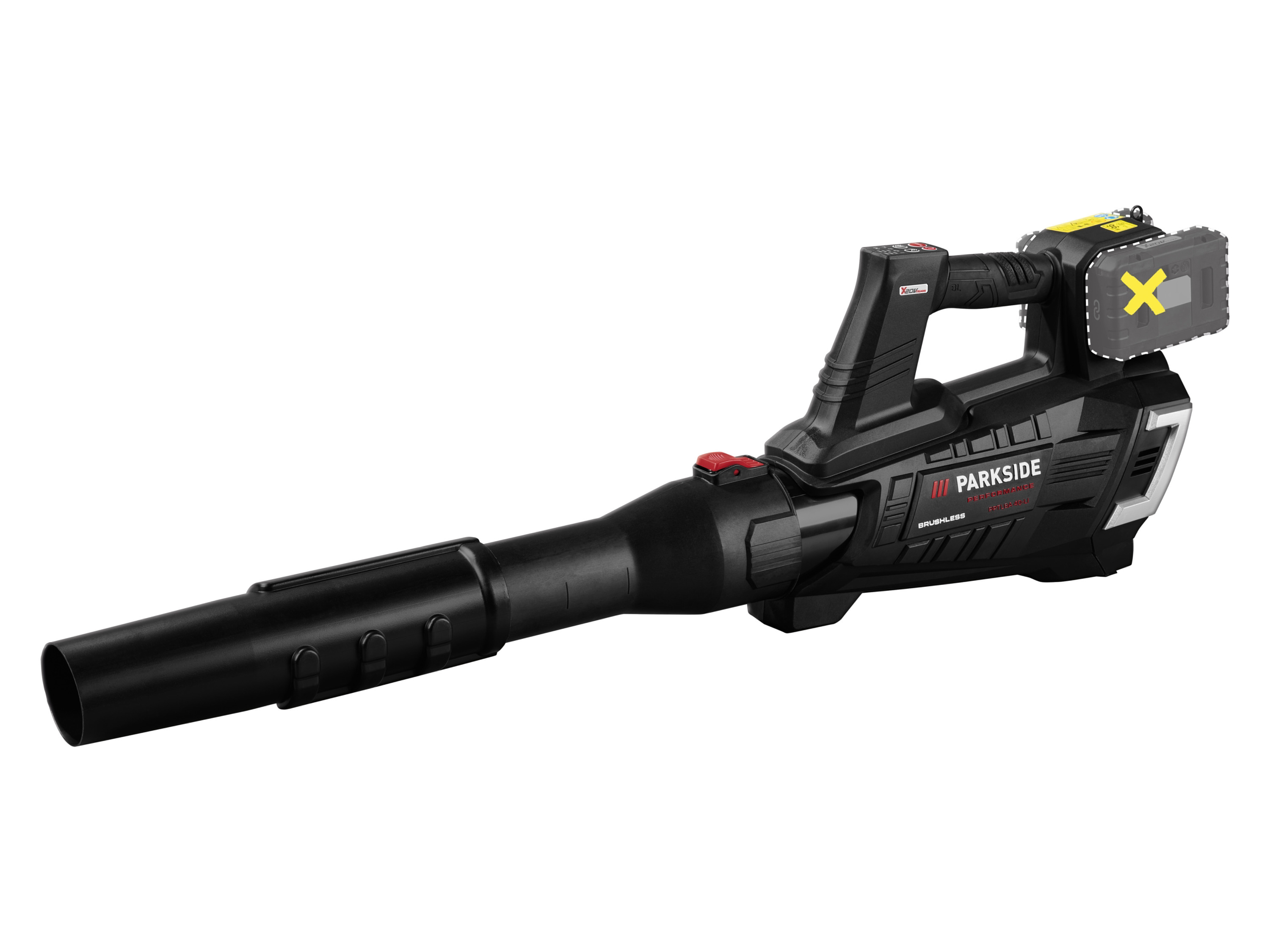PARKSIDE PERFORMANCE® Aku turbínový foukač listí PPTLBA 40-Li C3 – bez akumulátoru a nabíječky