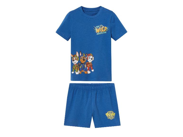 Dětská pyžamo, modrá, triko a šortky, Paw Patrol.