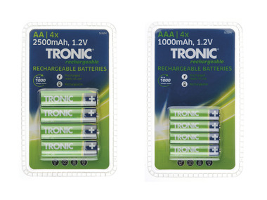 TRONIC® Nabíjecí baterie Ready 2 Use, 4 kusy