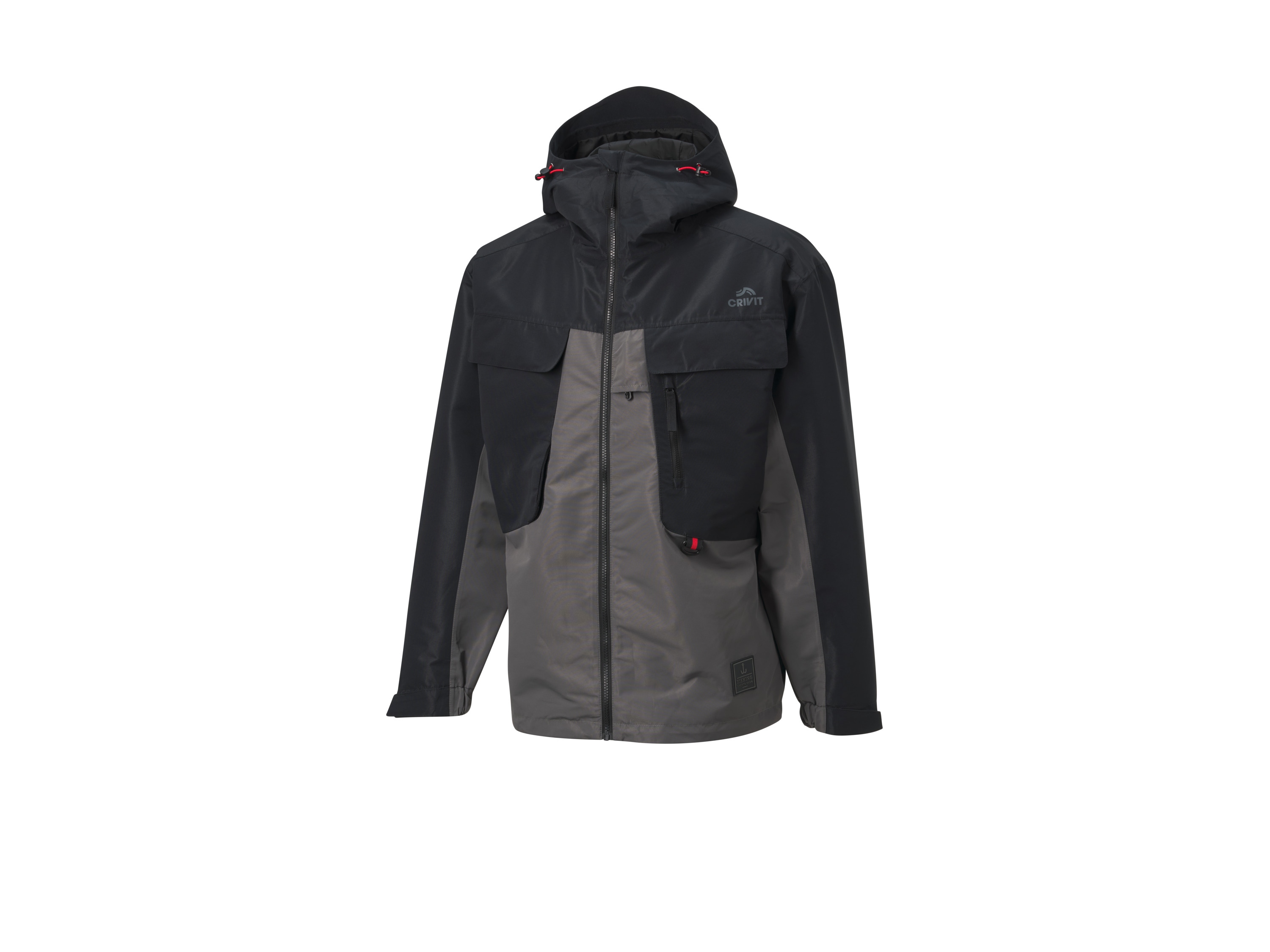 Crivit Pánská bunda (černá/šedá, S (44/46))