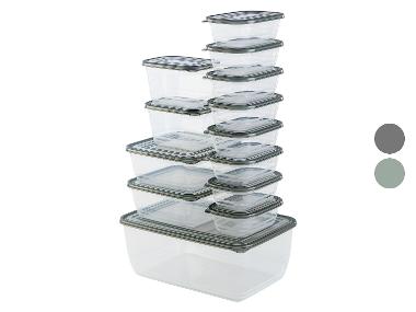 LIVARNO home Sada potravinových dóz, 13 kusů