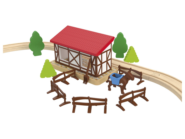  Zobrazit na celou obrazovku Playtive Dřevěná železnice Hasiči / Statek - Obrázek 5