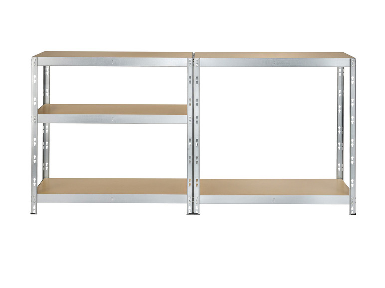  Zobrazit na celou obrazovku PARKSIDE® Vysokozátěžový regál s 5 policemi Rivet, 180 x 90 x 40 cm - Obrázek 4