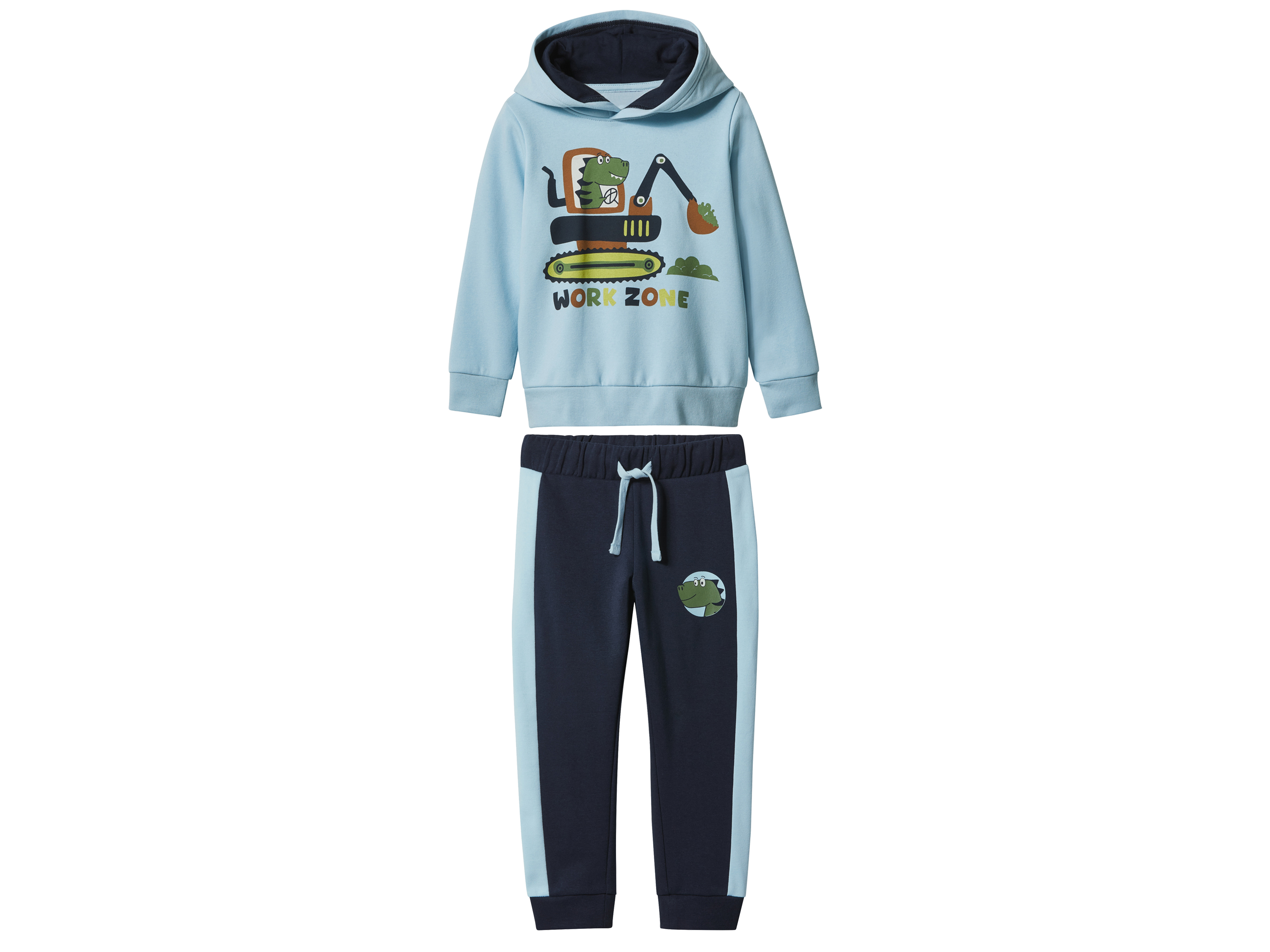 lupilu® Chlapecká tepláková souprava, 2dílná (světle modrá / navy modrá, 122/128)