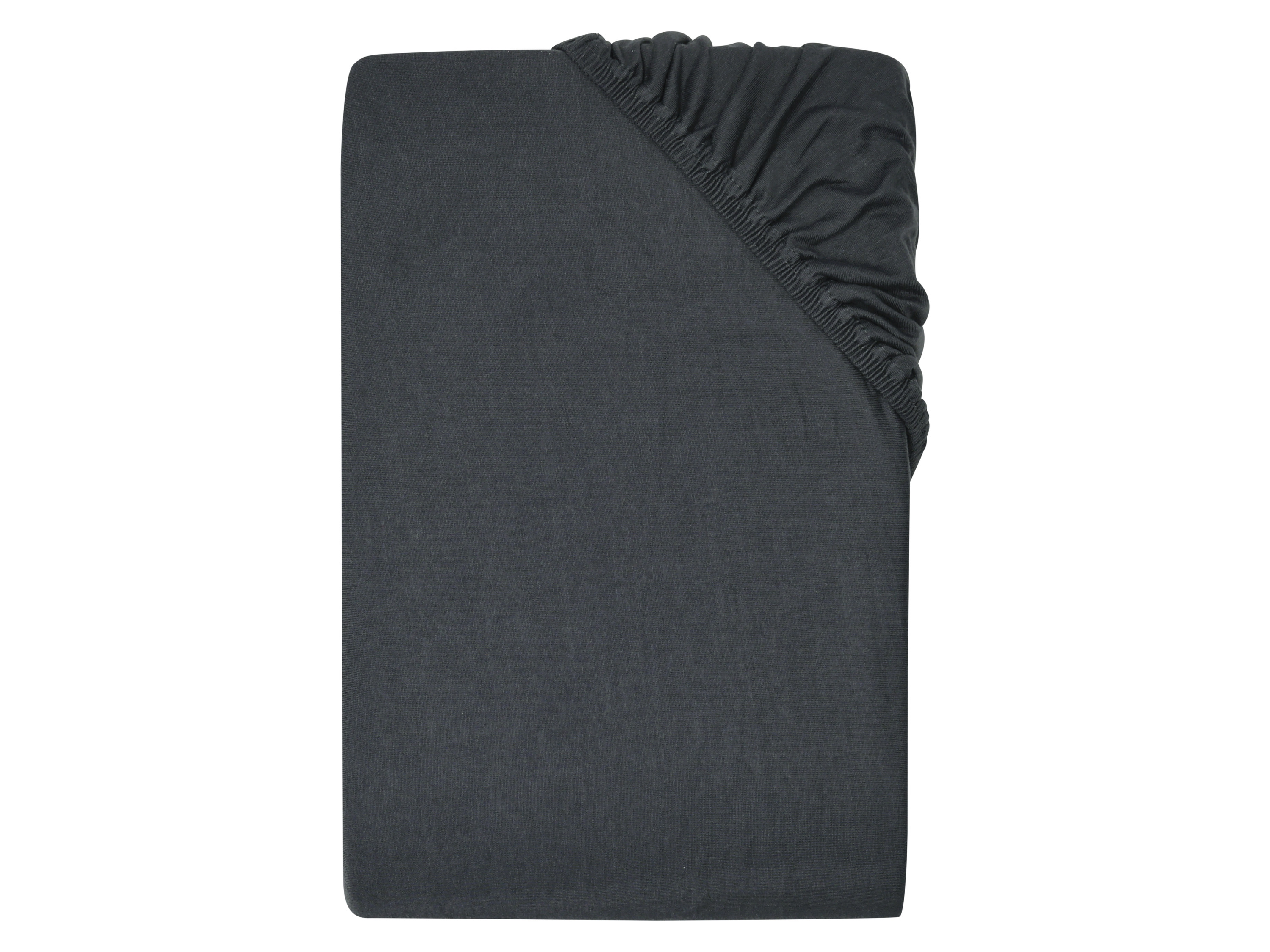 Livarno® Žerzejové napínací prostěradlo, 140-160 x 200 cm (tmavě šedá)