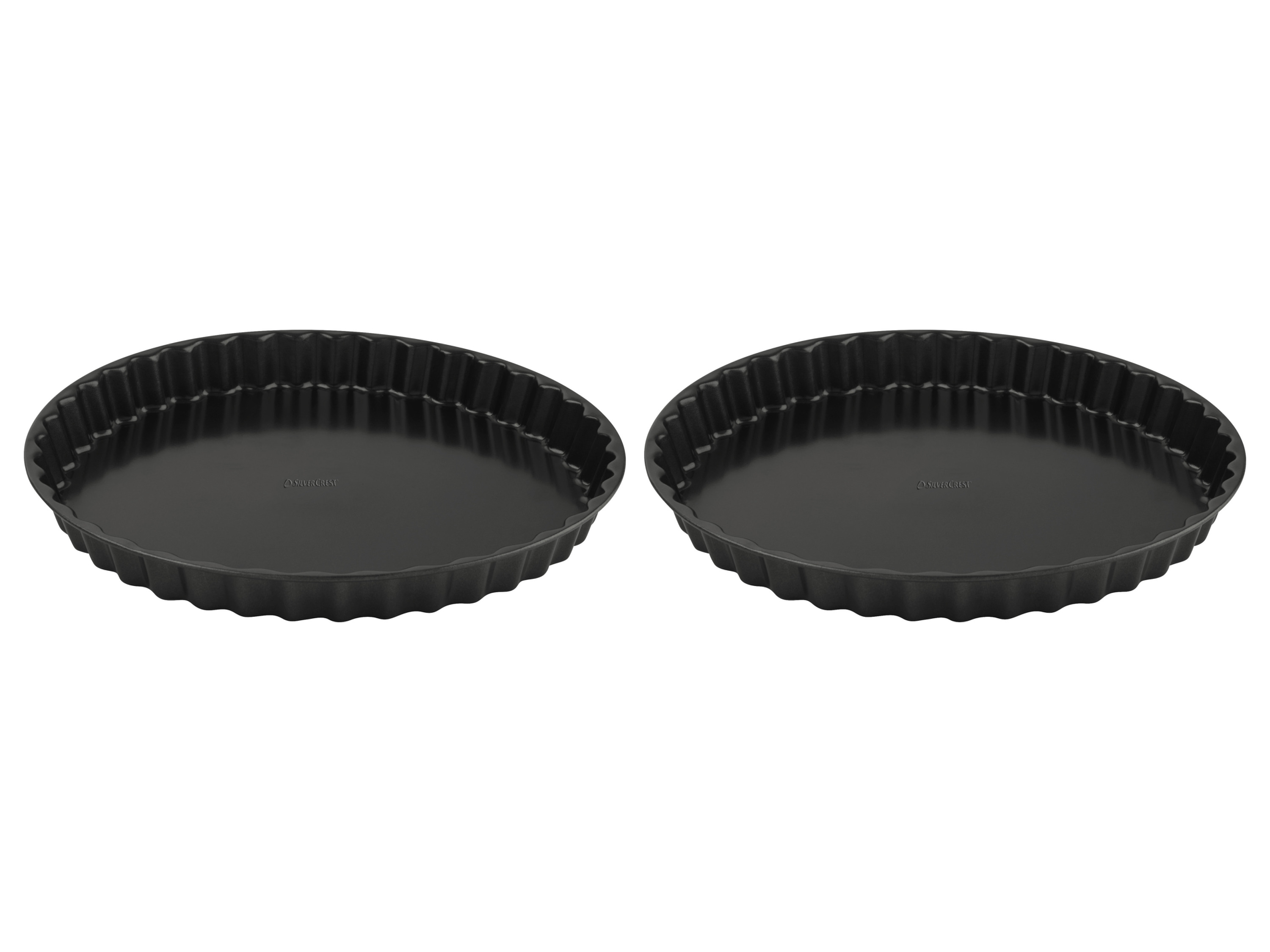 Silvercrest® Plech na pečení pizzy / Forma na slaný koláč, 2dílná sada (slaný koláč)
