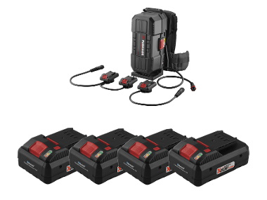 PARKSIDE PERFORMANCE® Nabíjecí batoh na akumulátory PPRA 20 A1, 4x Smart 4 Ah