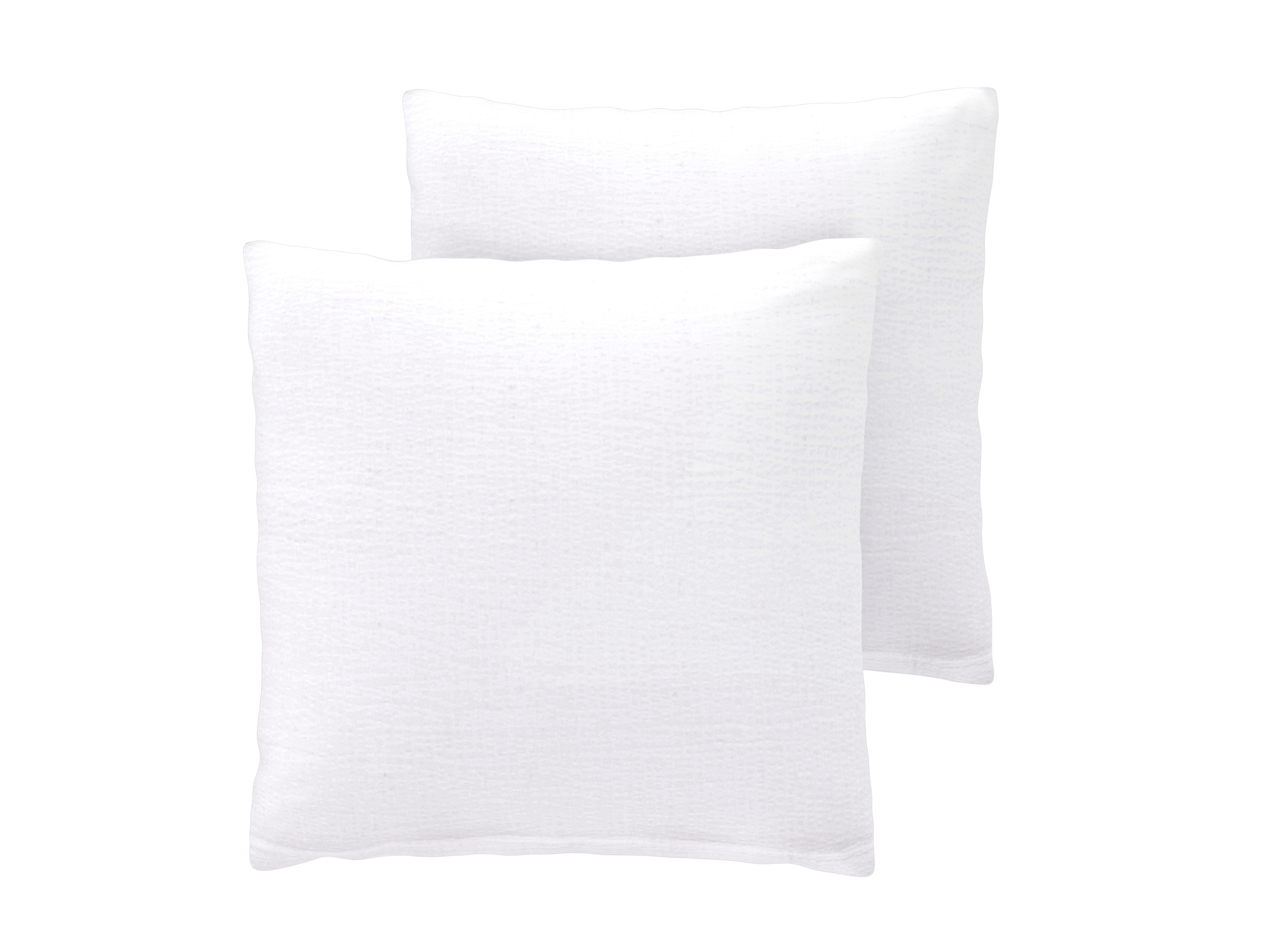 Livarno® Potah na polštář, 50 x 60 cm, 2 kusy (bílá)
