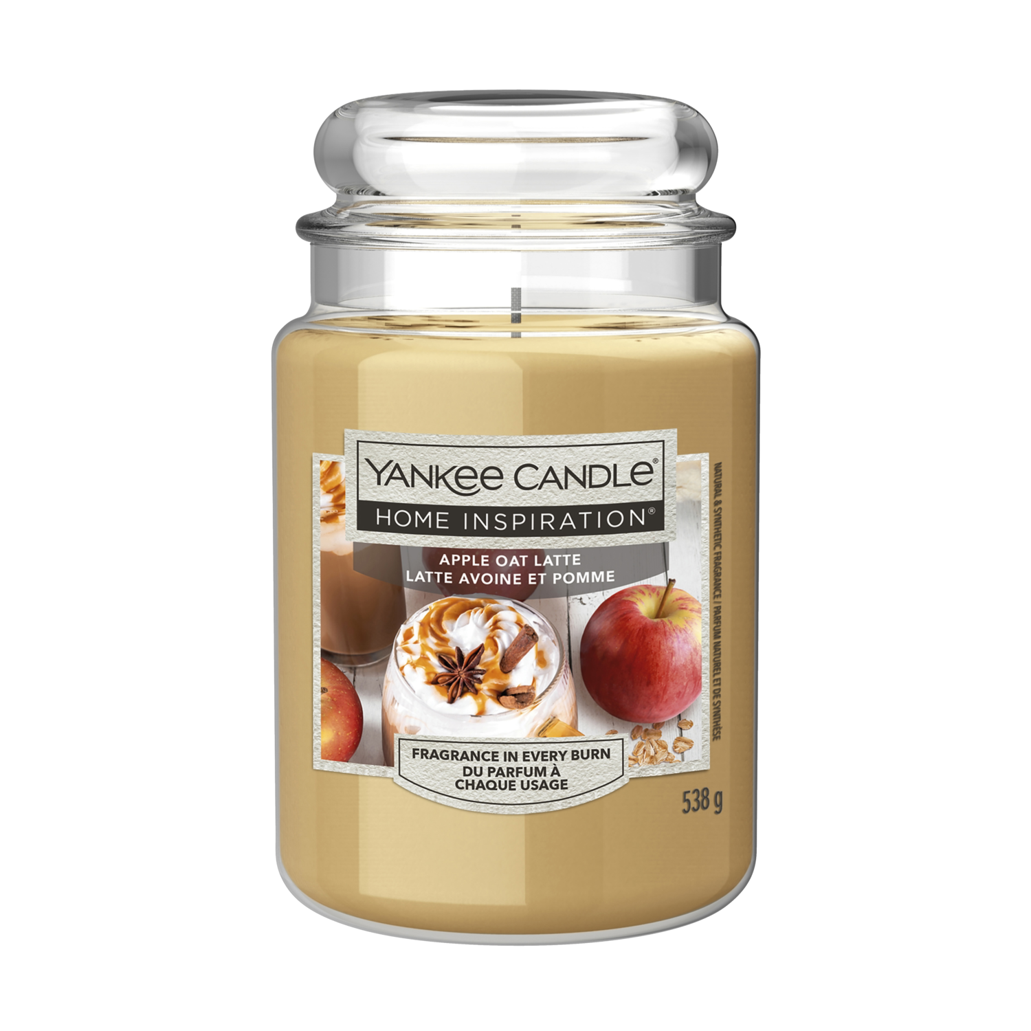 Yankee Candle Vonná svíčka ve skle Apple Oat Latte