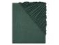 Tmavě zelené jersey prostěradlo.
