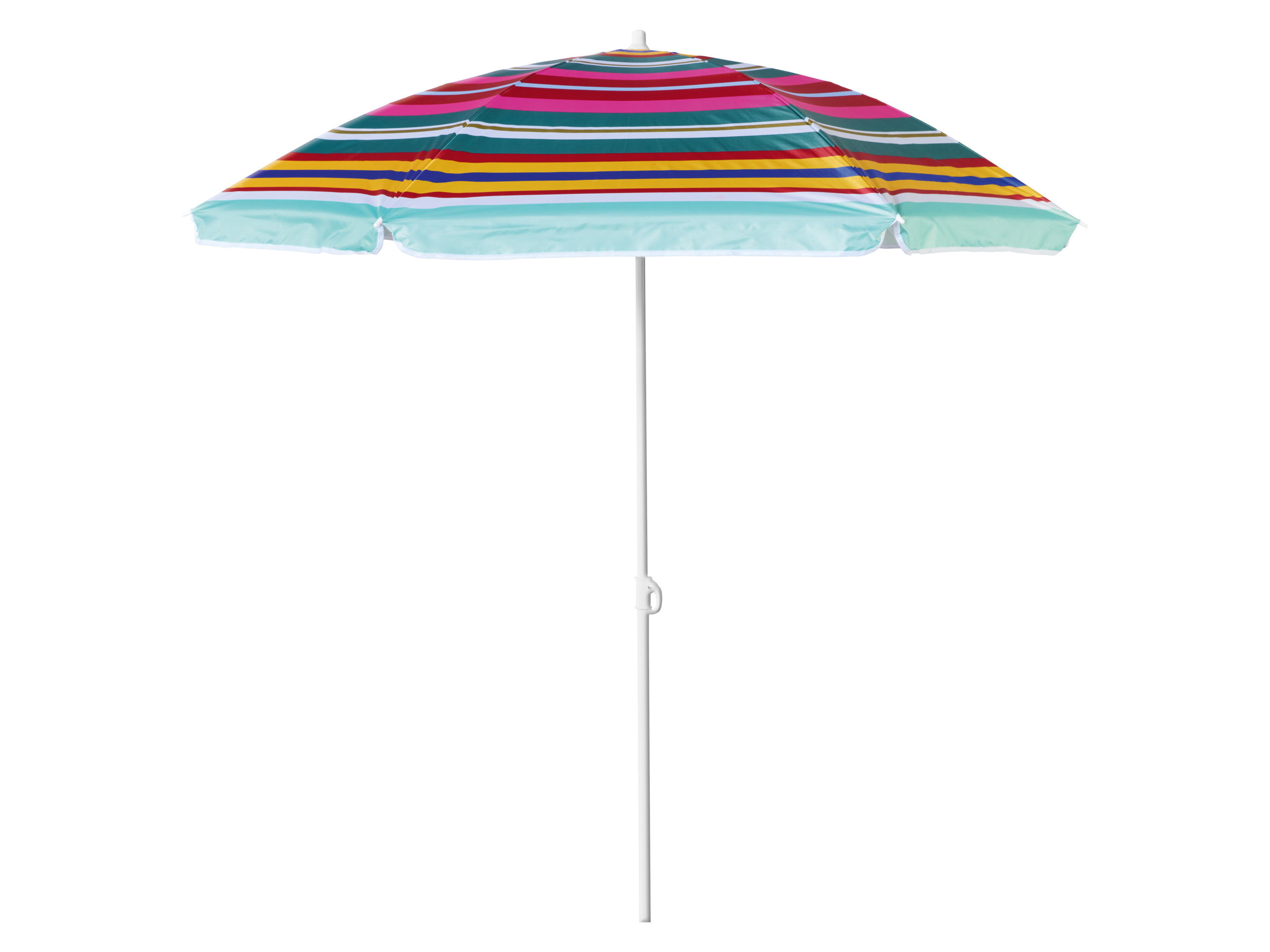 Crivit Slunečník, Ø 140 cm (úzké pruhy)