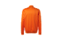 Oranžová bomber bunda, zadní pohled.
