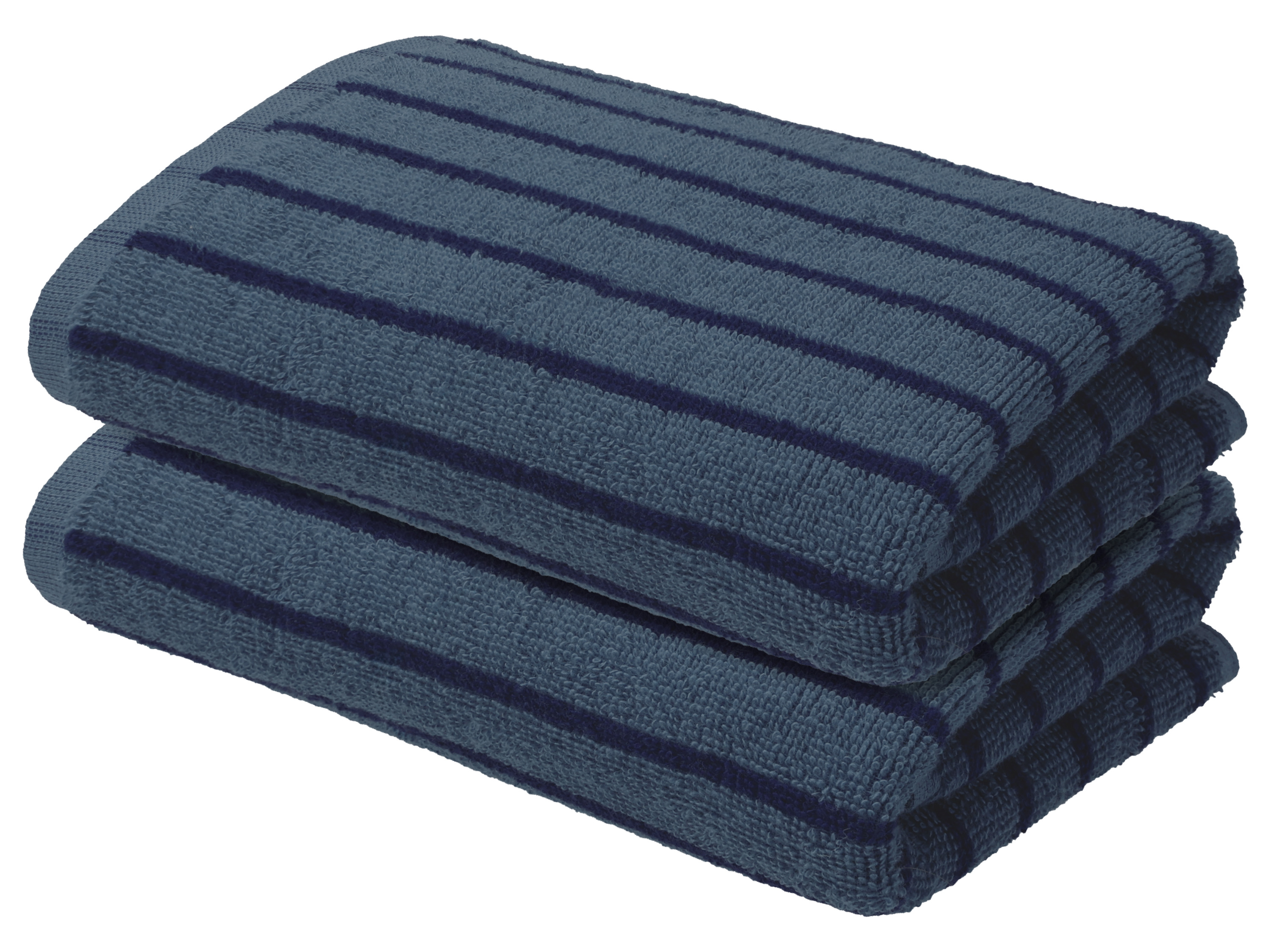 Livarno® Froté ručník, 2 kusy, 50 x 100 cm (modrá)