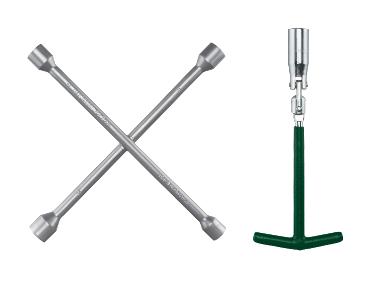 PARKSIDE® Křížový klíč na kola / Klíč na zapalovací svíčky