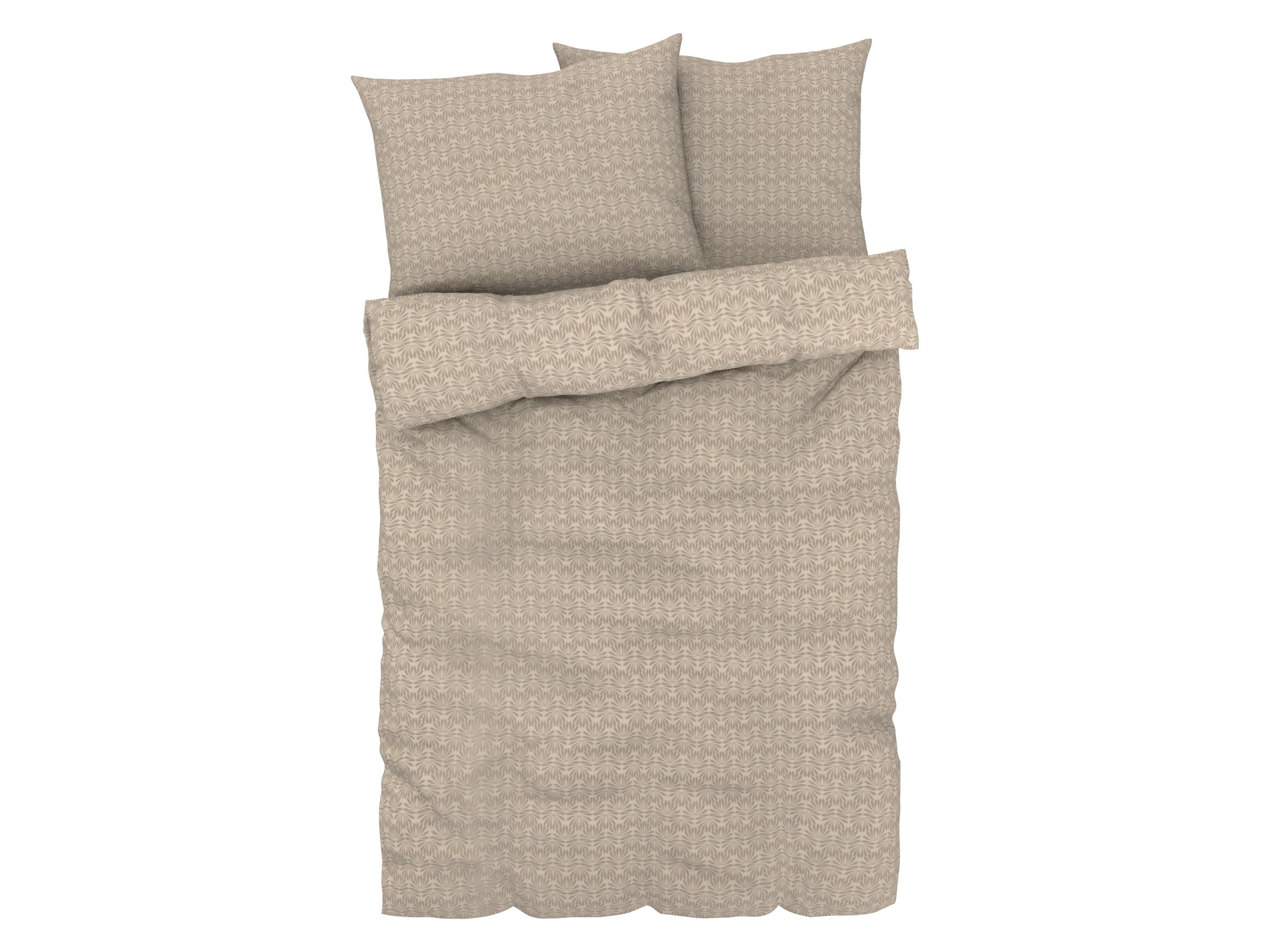 Livarno home Ložní povlečení Renforcé, 220 x 240 cm, 70 x 90 cm (ornament béžová)