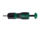 Zelený šroubovák Parkside s magnetickou špičkou.