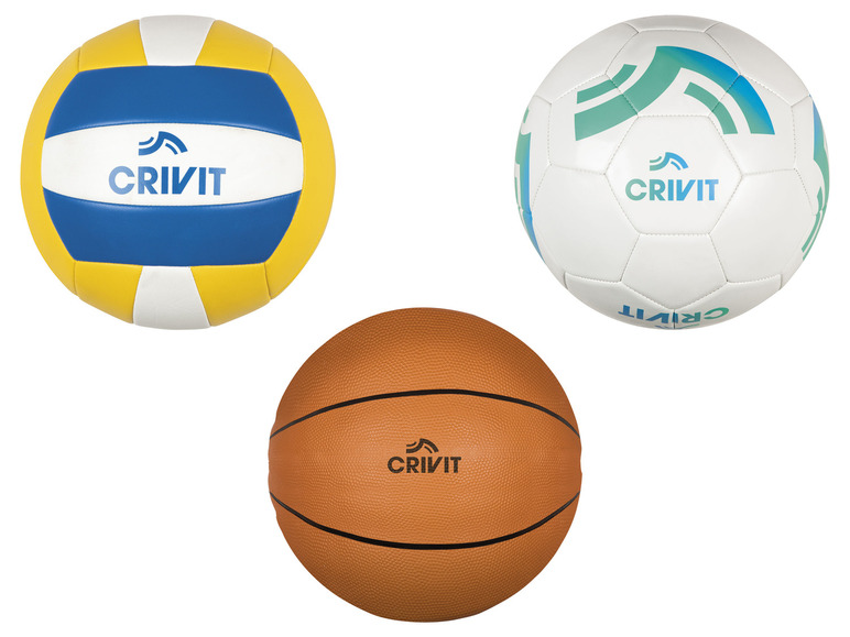  Zobrazit na celou obrazovku CRIVIT Fotbalový míč / Basketbalový míč / Volejbalový míč - Obrázek 1