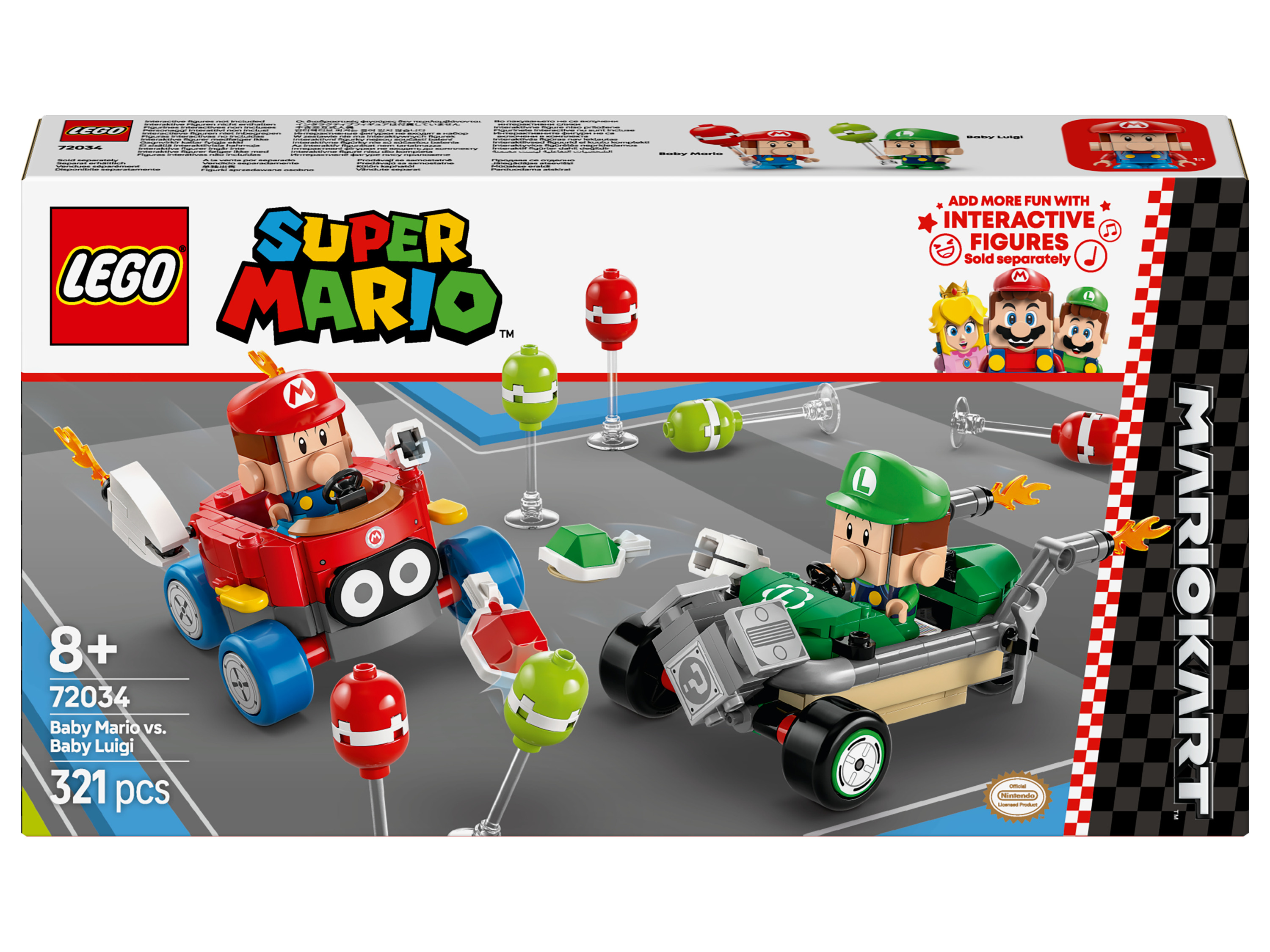 Lego® Super Mario 72034 Mario Kart™ – Baby Mario vs. Baby Luigi