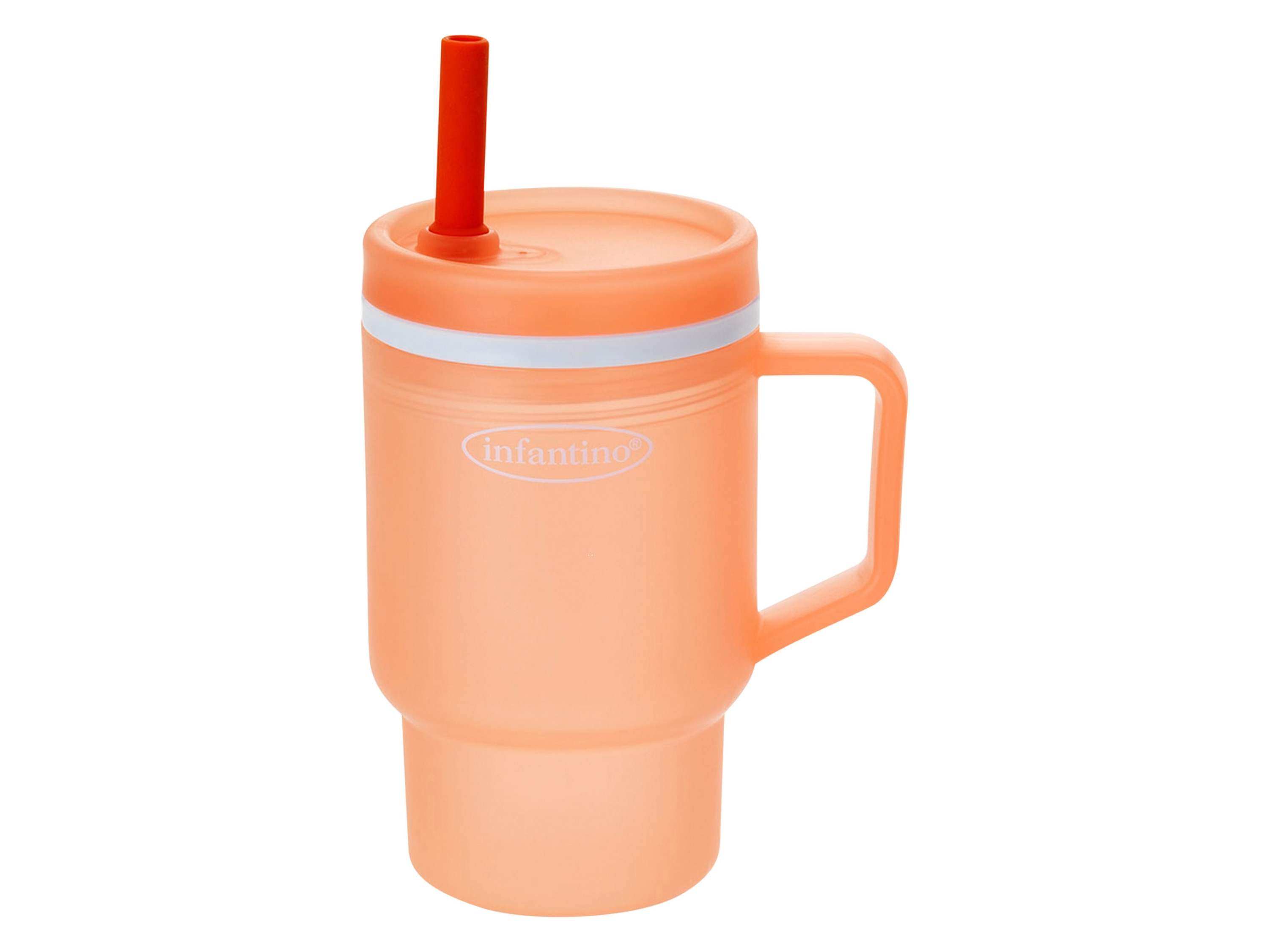 Infantino Láhev na pití My 1st Tumbler (oranžová)