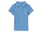 Krátké modré dětské polokošile.