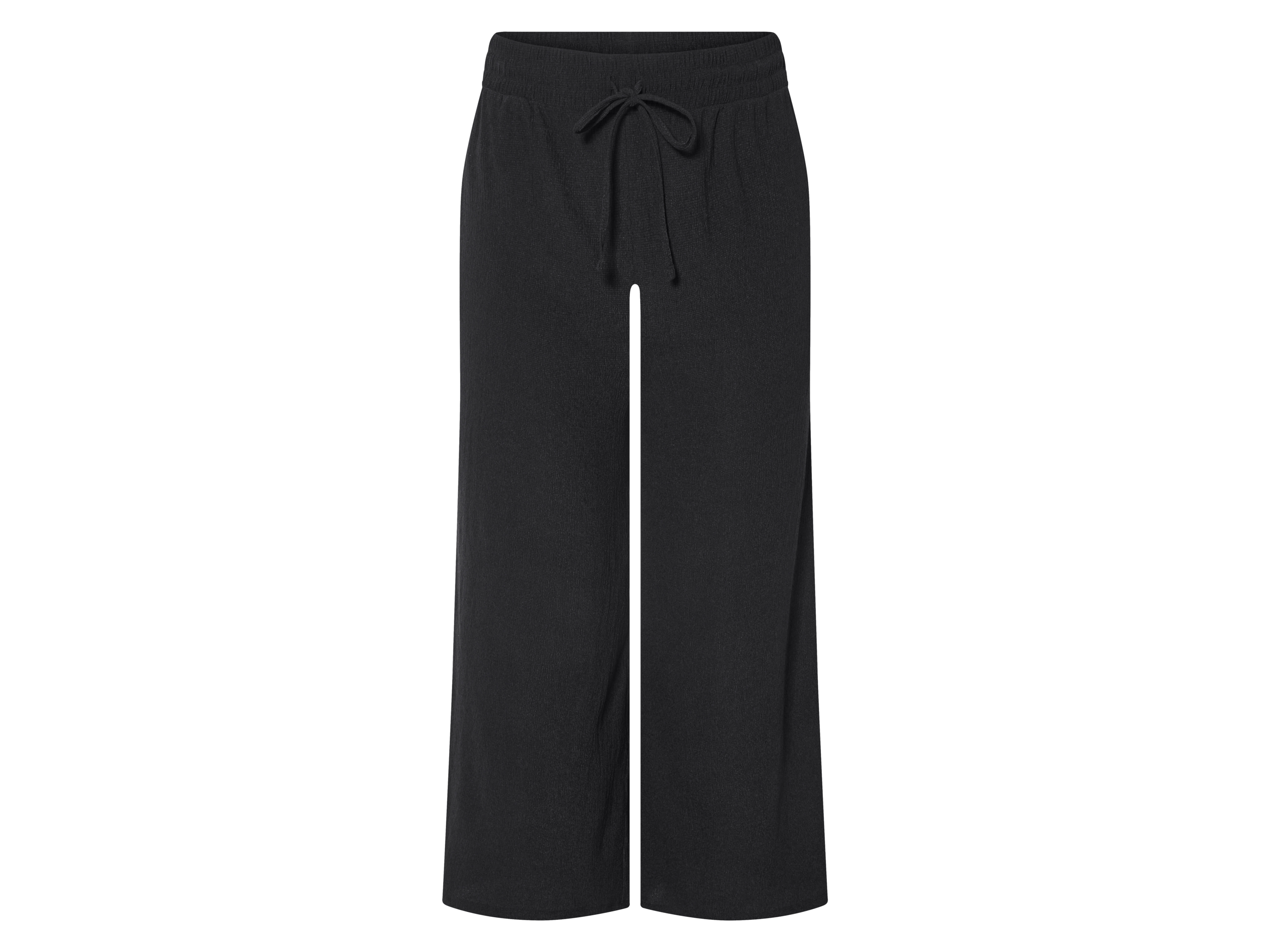 esmara® Dámské kalhoty se širokými nohavicemi XXL (černá, 3Xl(56/58))