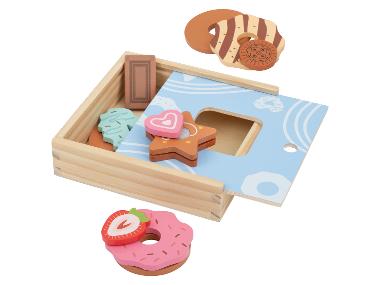 Sada dřevěných potravin (box na sušenky)